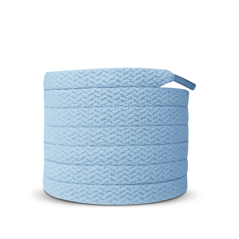 Jordan 1 Laces Basics Flat Thin - Dirty Blue Laces for Hyper Royal AJ1